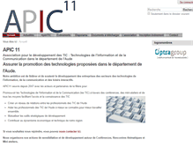 Tablet Screenshot of apic11.fr